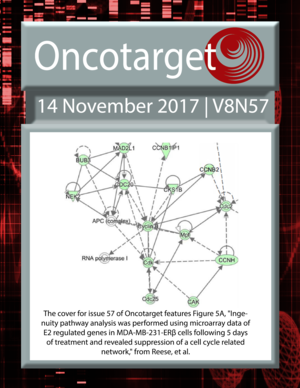 Journal Cover for Oncotarget V8N57