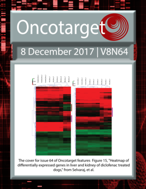 Journal Cover for Oncotarget V8N64