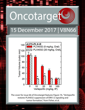 Journal Cover for Oncotarget V8N66