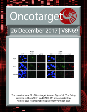 Journal Cover for Oncotarget V8N69