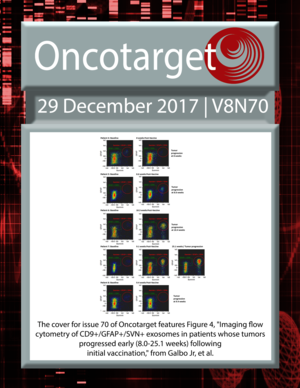 Journal Cover for Oncotarget V8N70