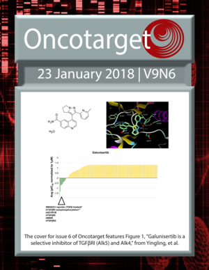 Journal Cover for Oncotarget V9N6