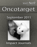 Journal Cover for Oncotarget V2N9