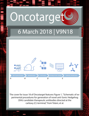 Journal Cover for Oncotarget V9N18