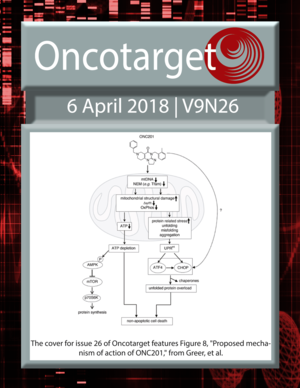 Journal Cover for Oncotarget V9N26