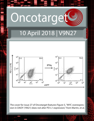 Journal Cover for Oncotarget V9N27