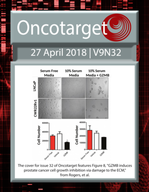 Journal Cover for Oncotarget V9N32