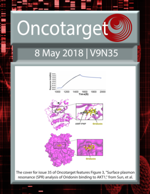 Journal Cover for Oncotarget V9N35