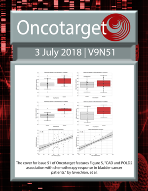 Journal Cover for Oncotarget V9N51