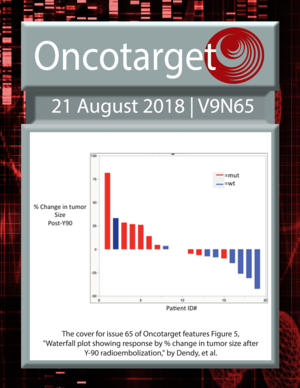 Journal Cover for Oncotarget V9N65