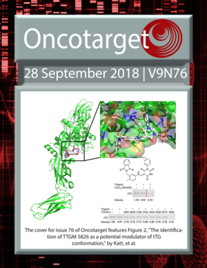 Journal Cover for Oncotarget V9N76