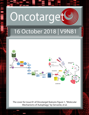 Journal Cover for Oncotarget V9N81