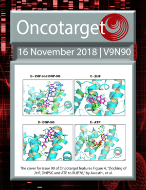 Journal Cover for Oncotarget V9N90