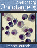 Journal Cover for Oncotarget V3N4