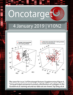 Journal Cover for Oncotarget V10N2
