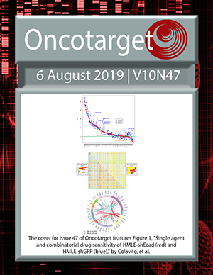 Journal Cover for Oncotarget V10N47