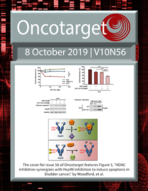 Journal Cover for Oncotarget V10N56