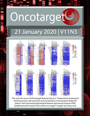 Journal Cover for Oncotarget V11N3