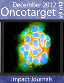 Journal Cover for Oncotarget V3N12