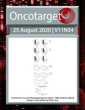 Journal Cover for Oncotarget V11N34