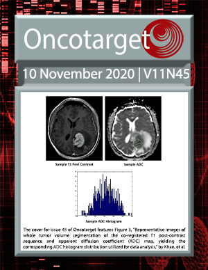 Journal Cover for Oncotarget V11N45