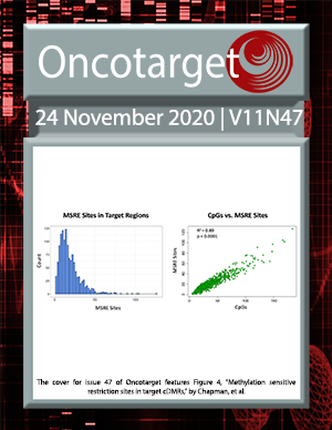 Journal Cover for Oncotarget V11N47