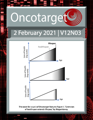 Journal Cover for Oncotarget V12N3