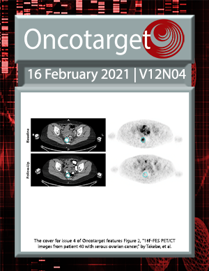 Journal Cover for Oncotarget V12N4