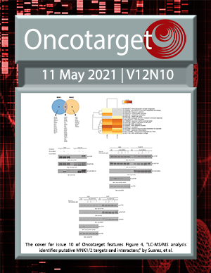 Journal Cover for Oncotarget V12N10