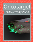 Journal Cover for Oncotarget V5N10